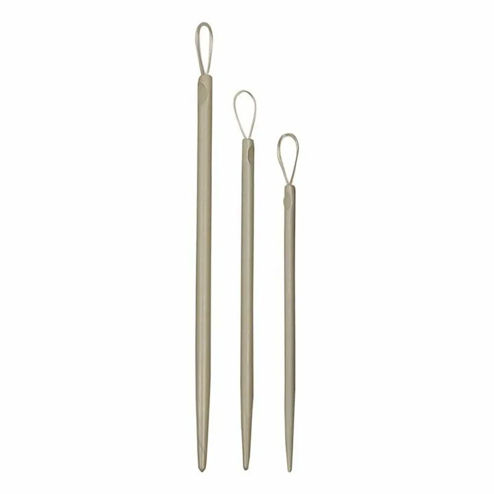 3 aiguilles à laine - 6 / 7 / 8,5 cm