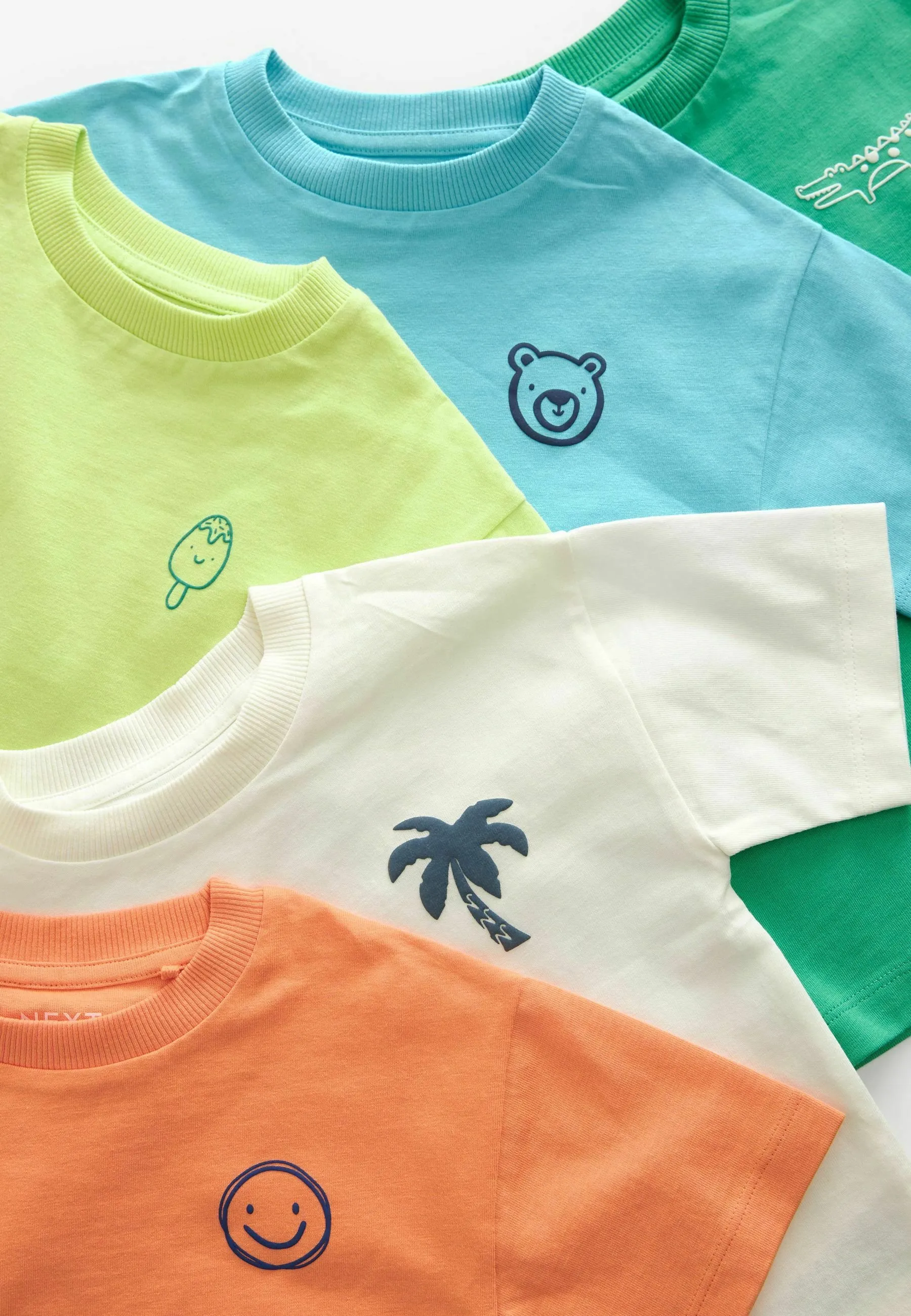 5 PACK SHORT SLEEVE - T-shirt imprimé