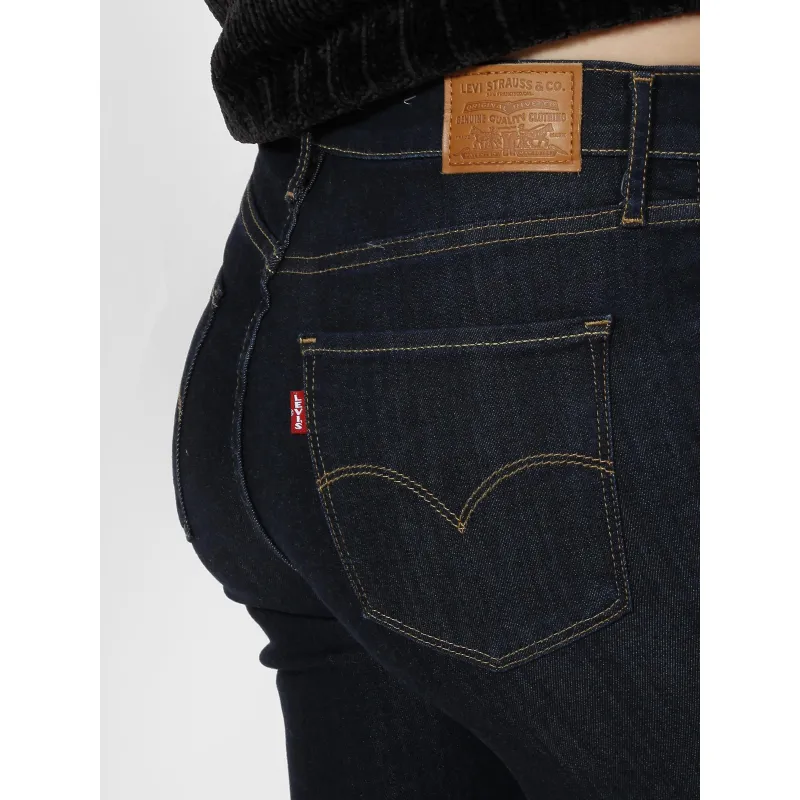 Achetez en ligne - Jean droit 724 bleu foncé femme - Levi's | wimod