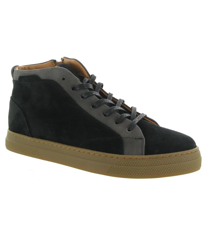 baskets et sneakers - Tendance - homme - Toile Jean - Noir - Schmoove