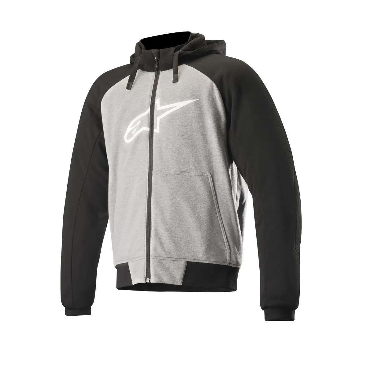Blouson moto Alpinestars Chrome Sport Hoodie - Noir Gris