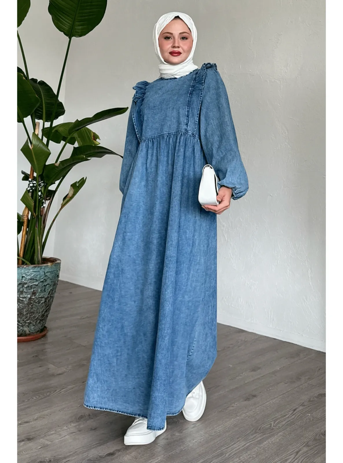 Blue - Modest Dress
