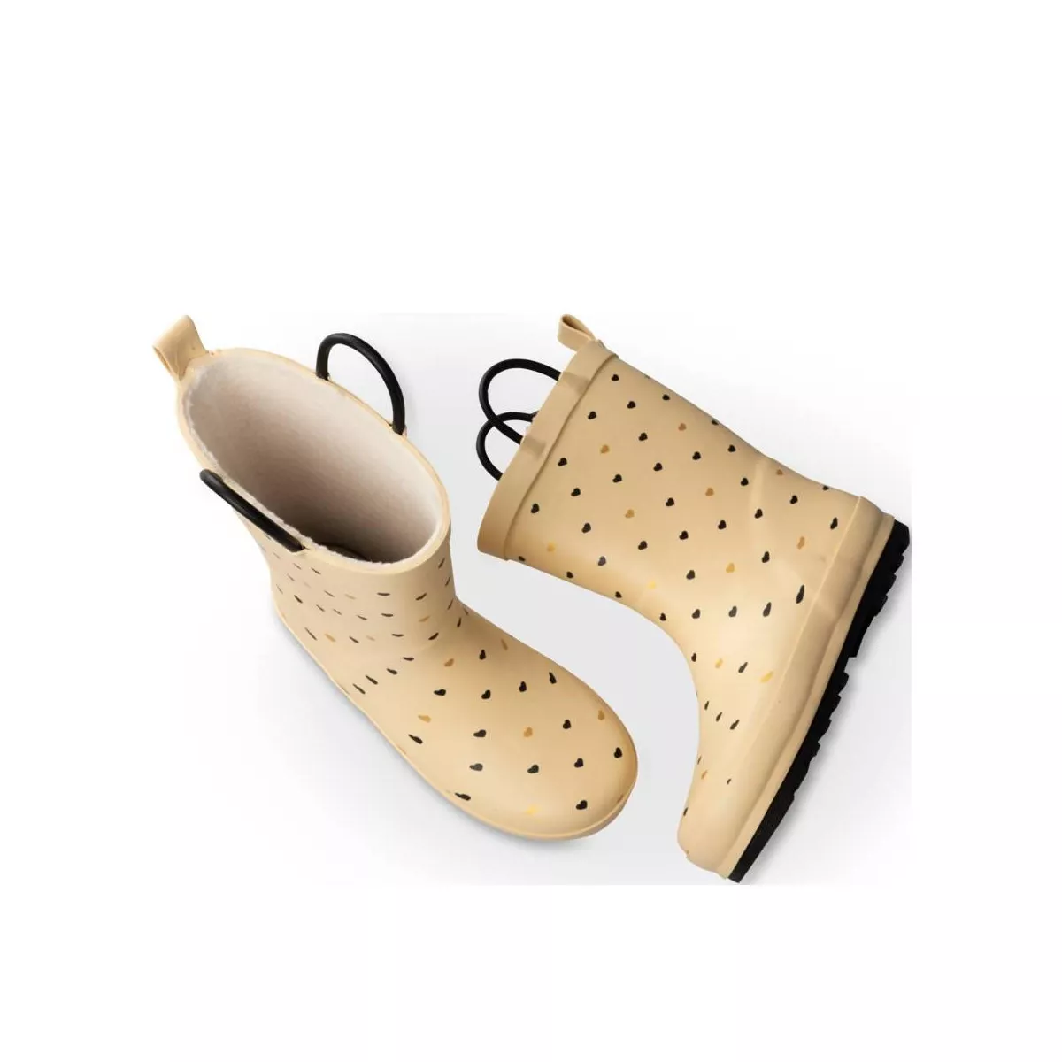 Bottes de pluie JAUNE LOVELY SKULL