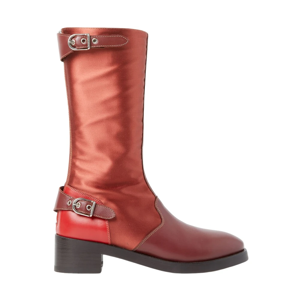 Bottes en Cuir avec Boucle