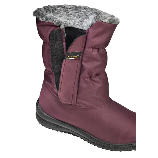 Bottes "Sandra" Bordeaux