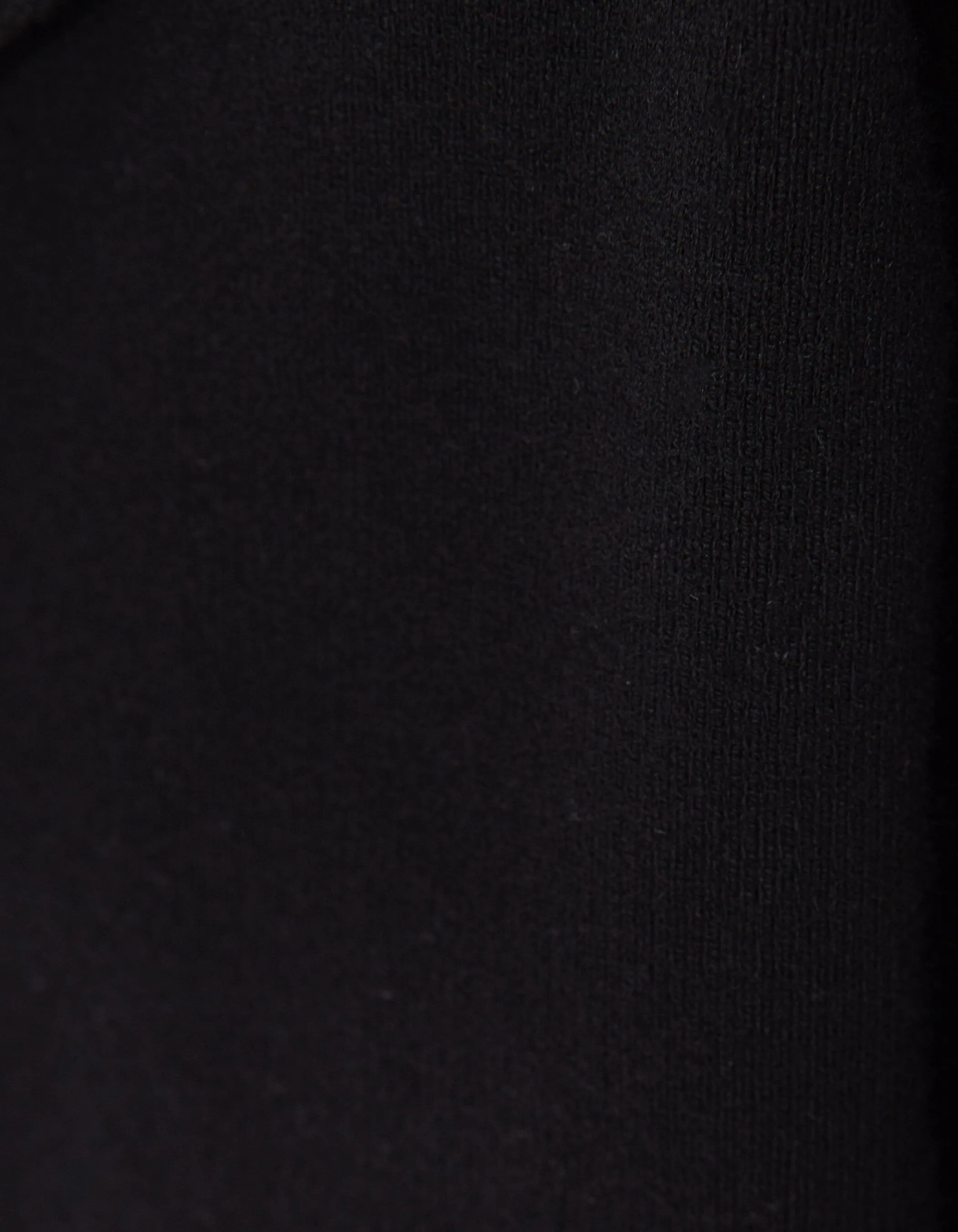 Cardigan noir tricot zip asymétrique Femme
