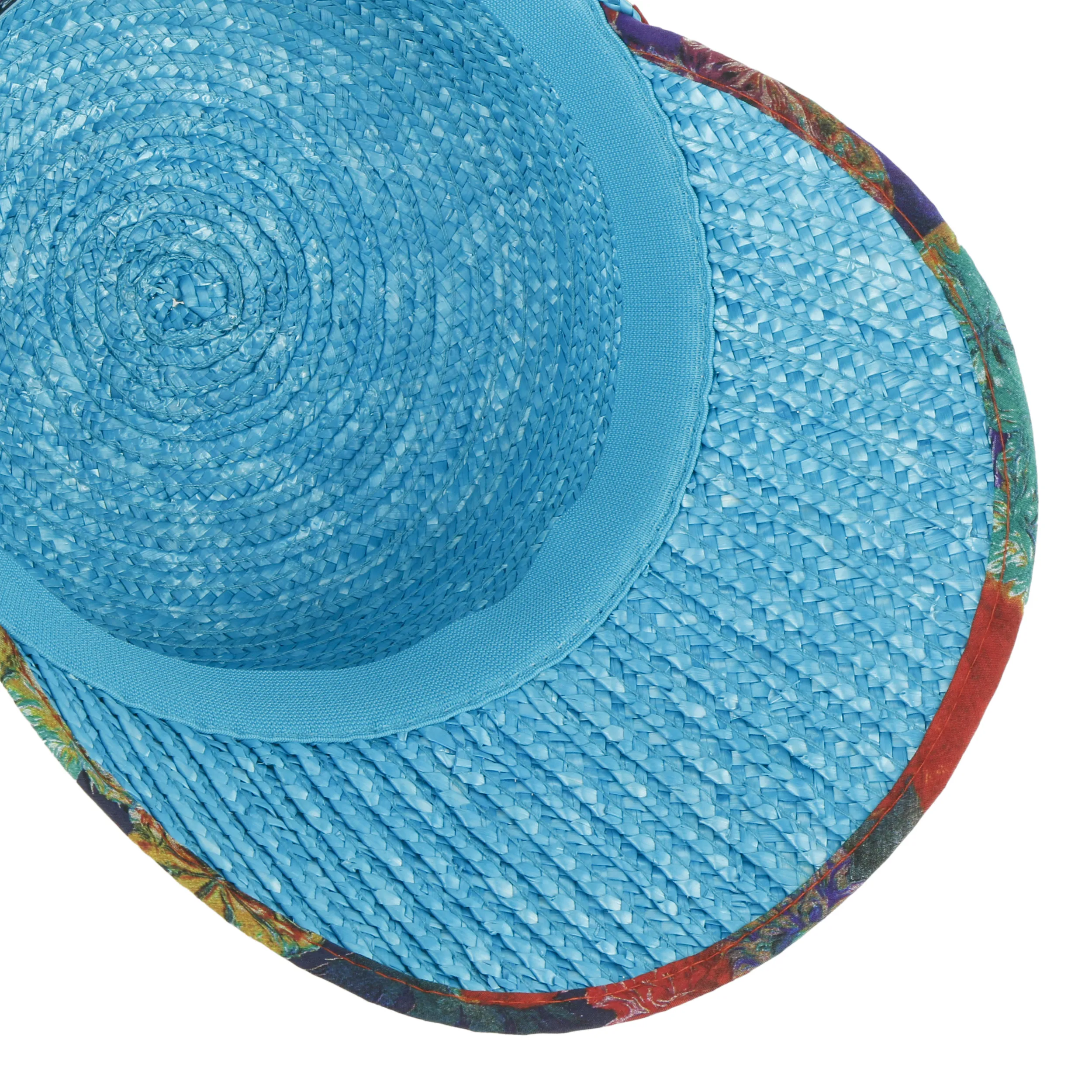 Casquette en Paille Flower Band by Seeberger --> Chapeaux, casquettes & bonnets en ligne ▷ Chapeaushop