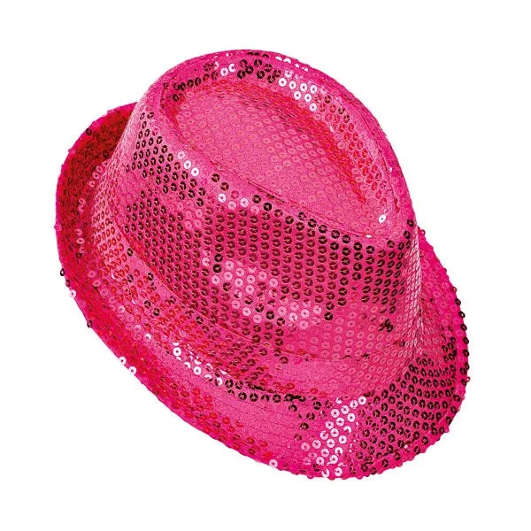 Chapeau Trilby à Paillettes