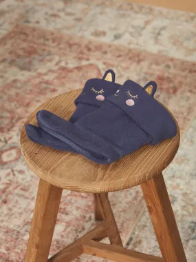 Chausettes-bottes de pluie bleues marine
