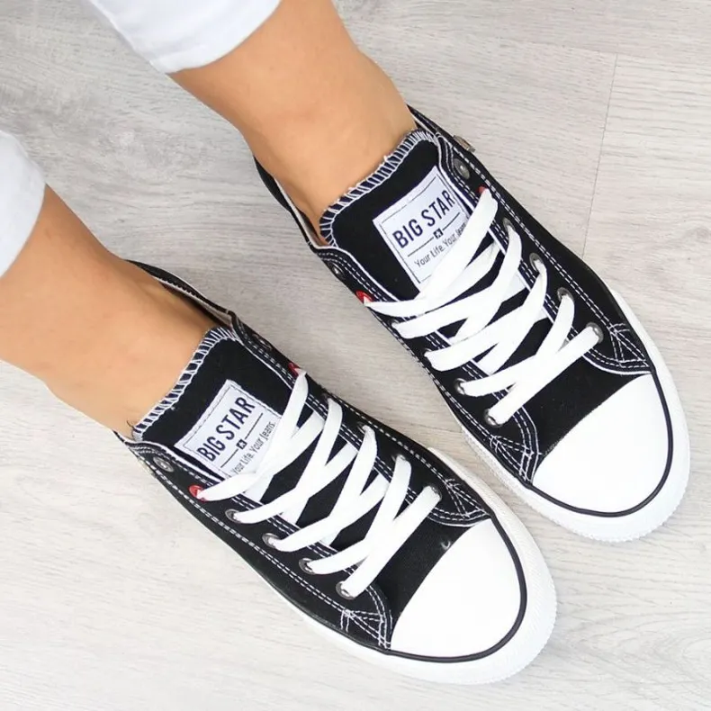 Chaussures, baskets Big Star T274023 INT346 le noir