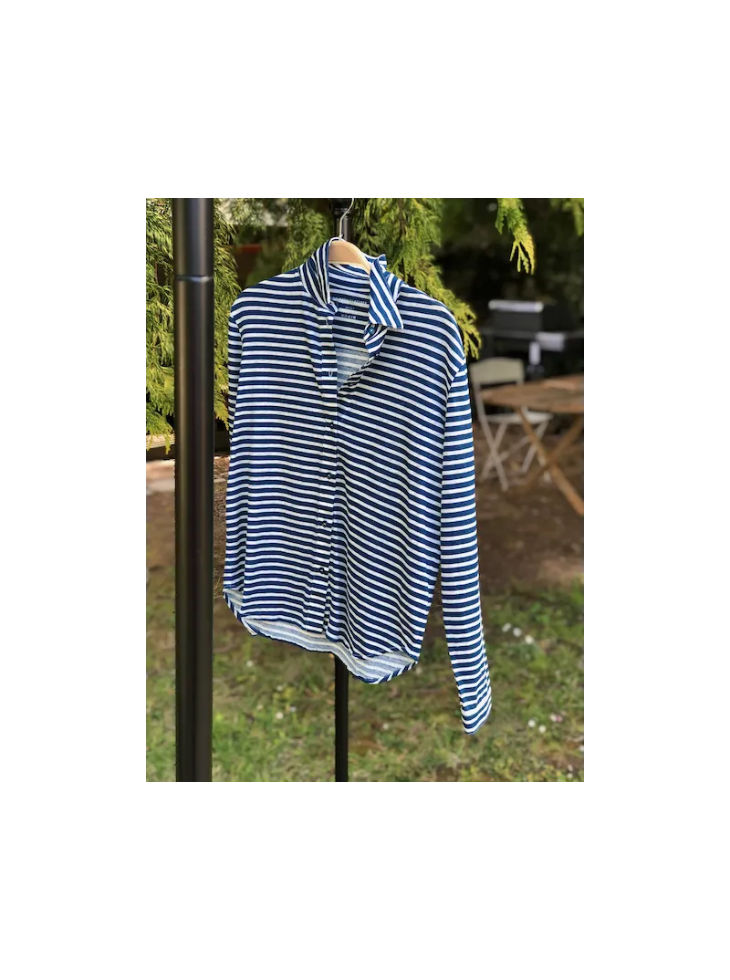 Chemise souple rayée Majestic