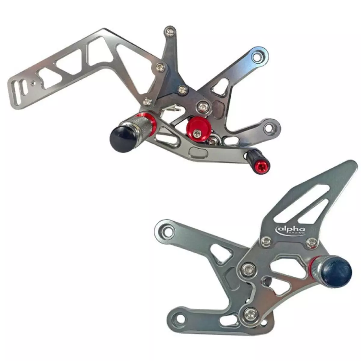 Commandes Reculées Complètes Alpha Technik Couleur Titane Yamaha Yzf-R1 - Commande reculée