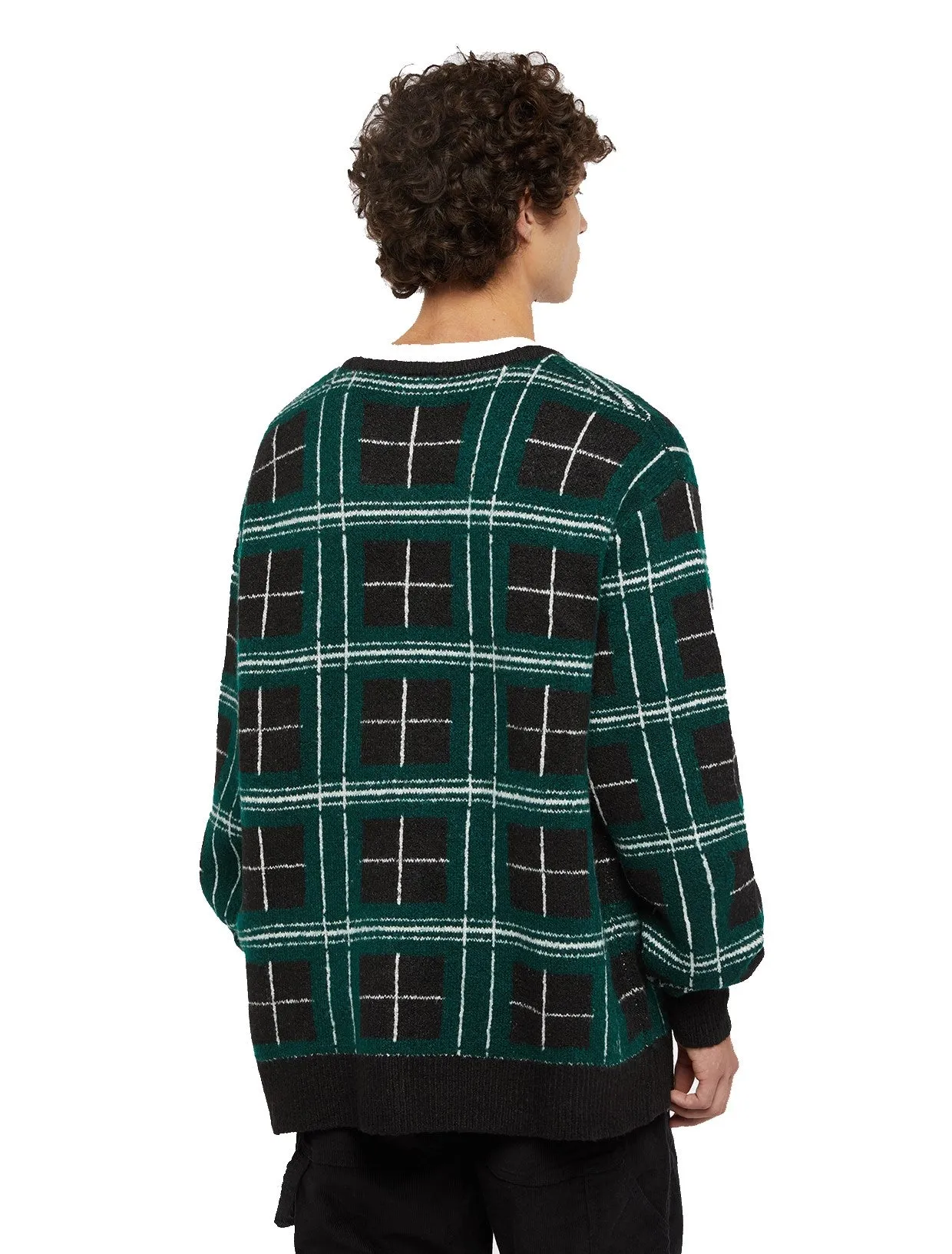 DICKIES CARDIGAN CARREAUX Noir Vert