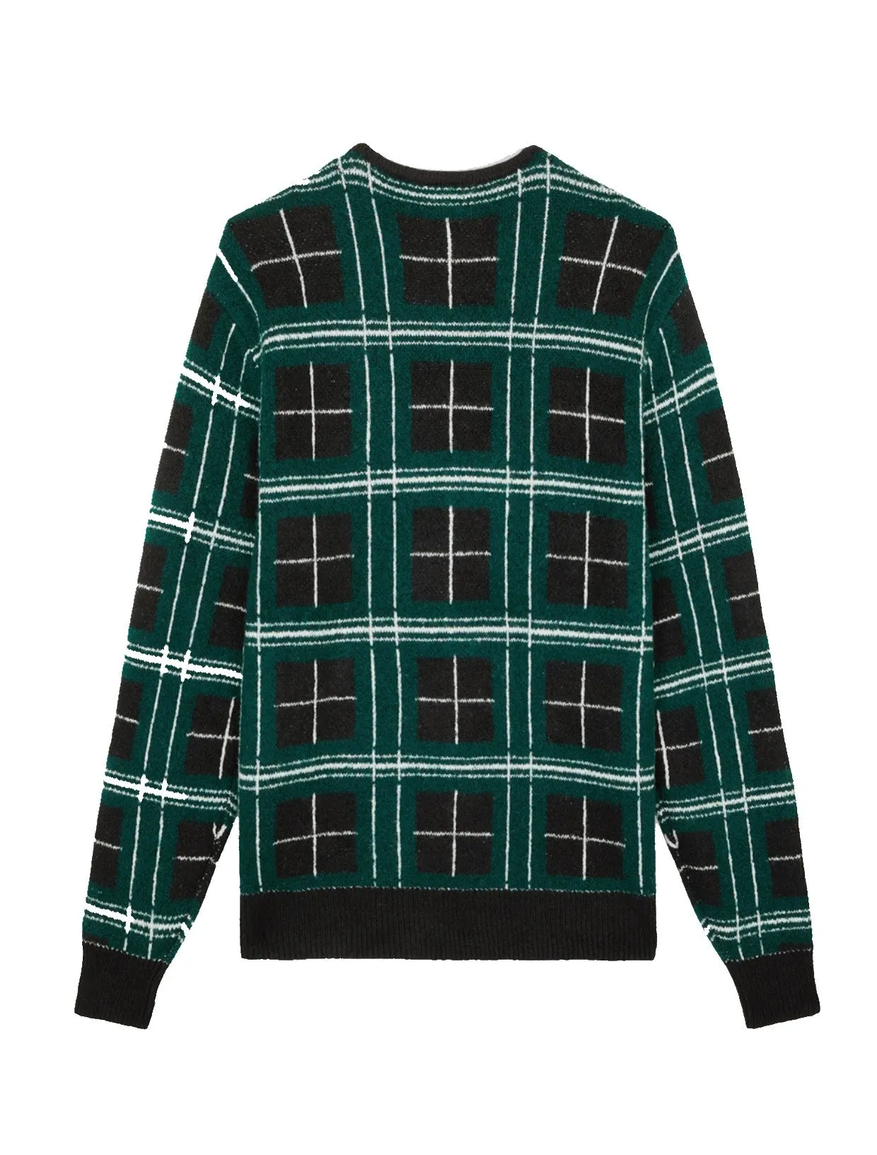 DICKIES CARDIGAN CARREAUX Noir Vert