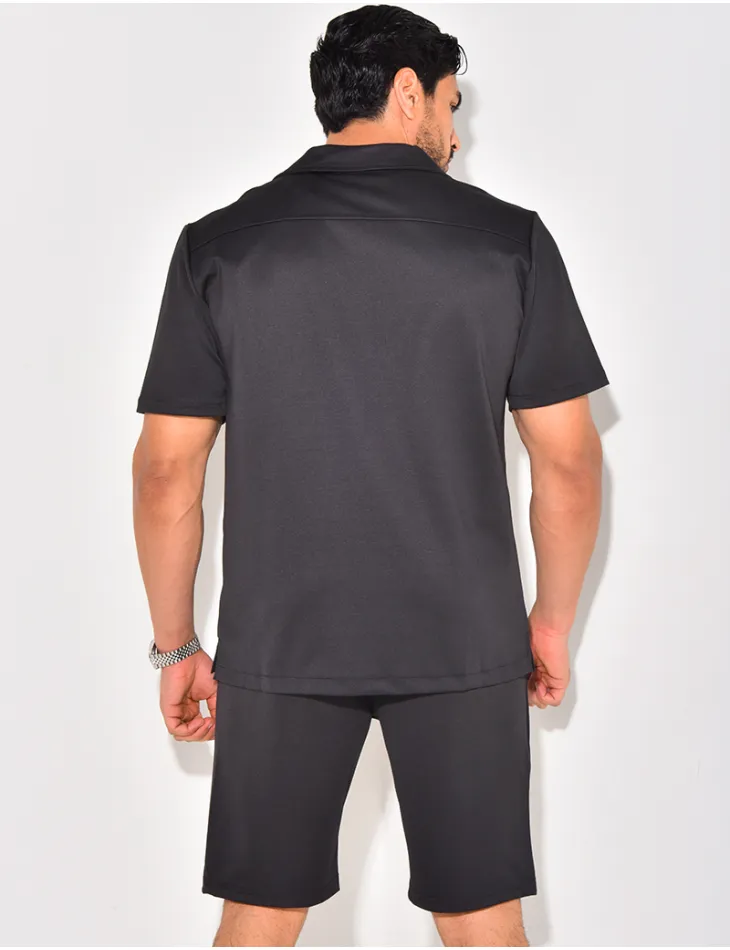 Ensemble short et chemise / 62607 - JEANS INDUSTRY