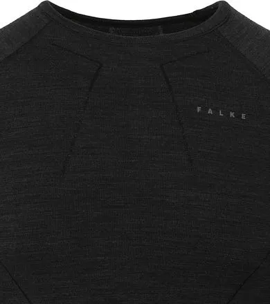 Falke T-shirt Thermique Mix Laine Noir 33411-3000 commander 
