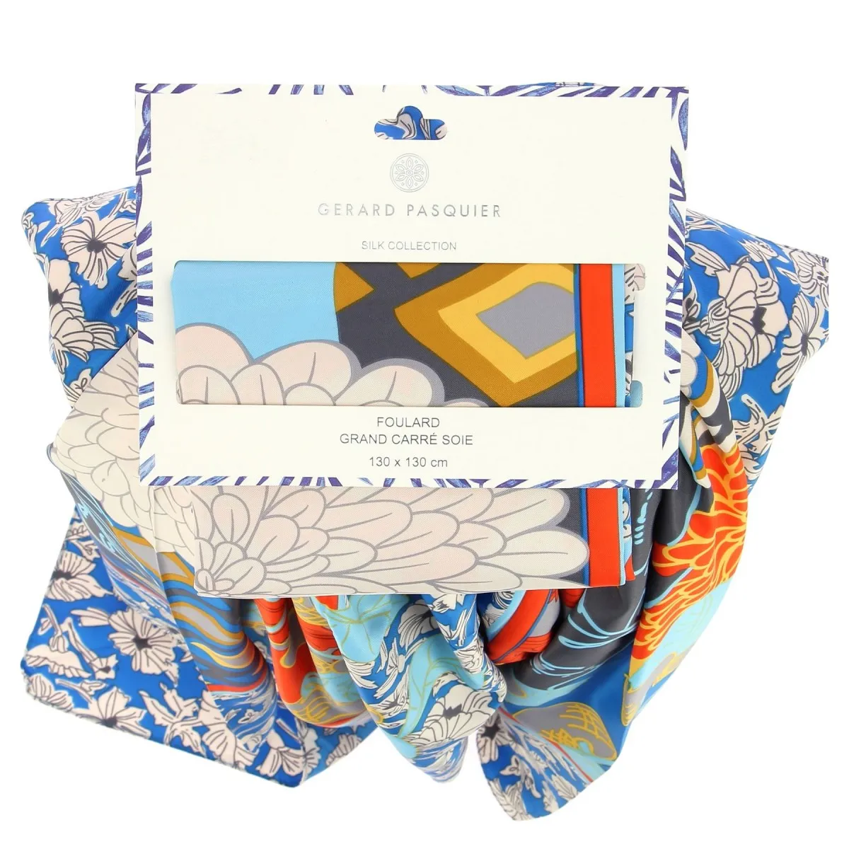 Foulard  G.Pasquier soie et viscose - Matière noble 13,90€