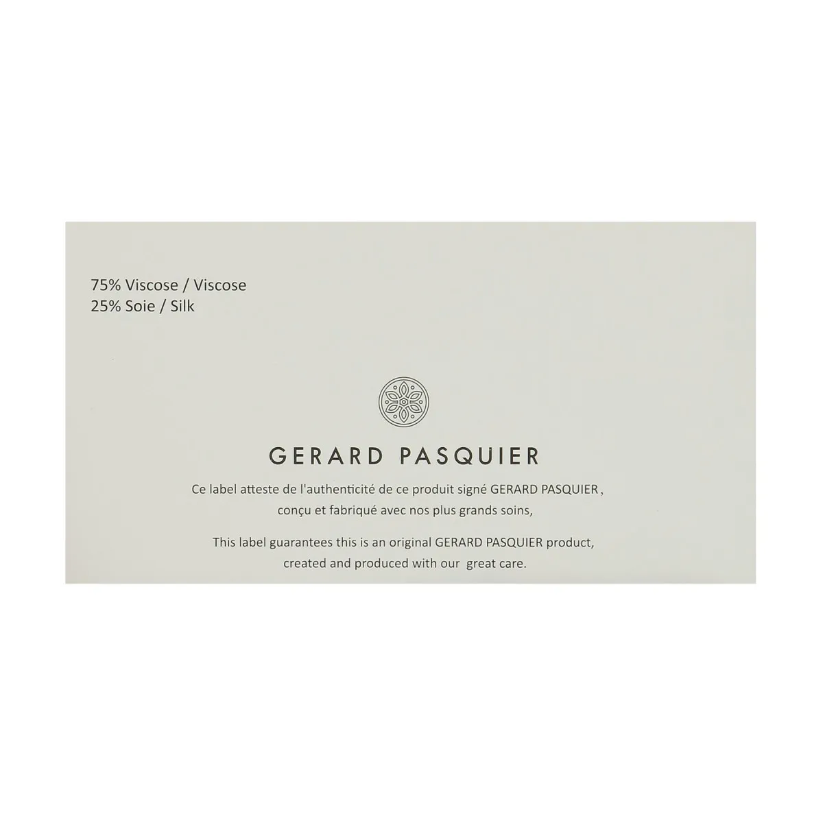 Foulard  G.Pasquier soie et viscose - Matière noble 13,90€