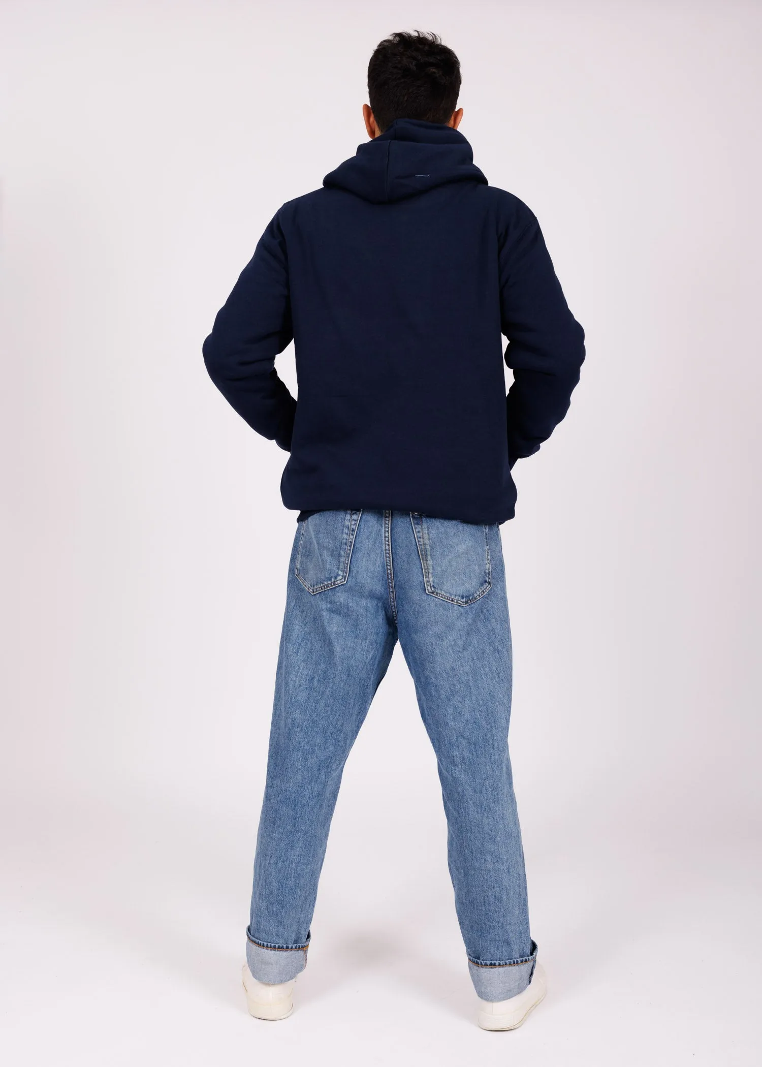 Hoodie fourré navy - red Easysurf