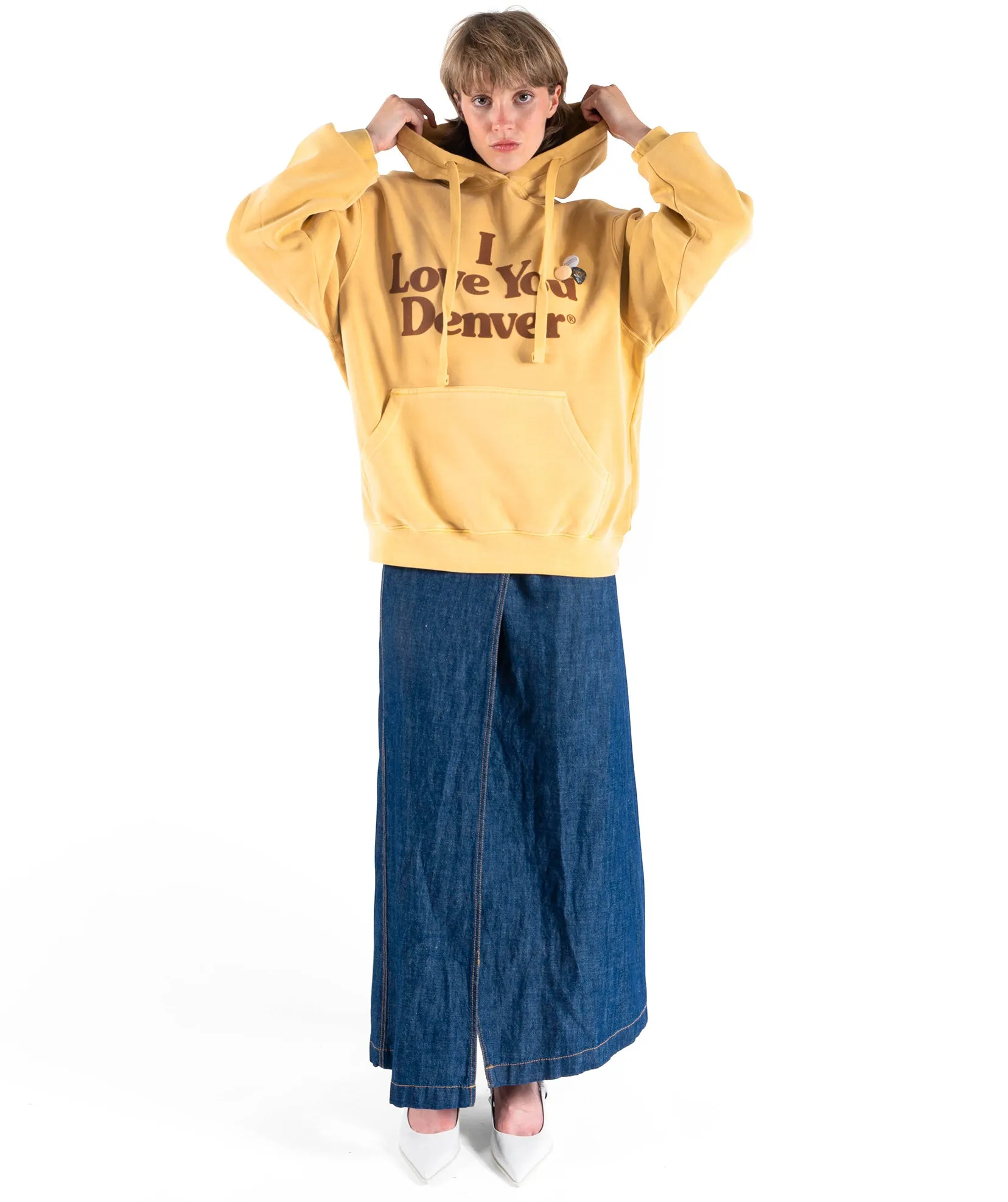 Hoodie jagger mustard SOUVENIR