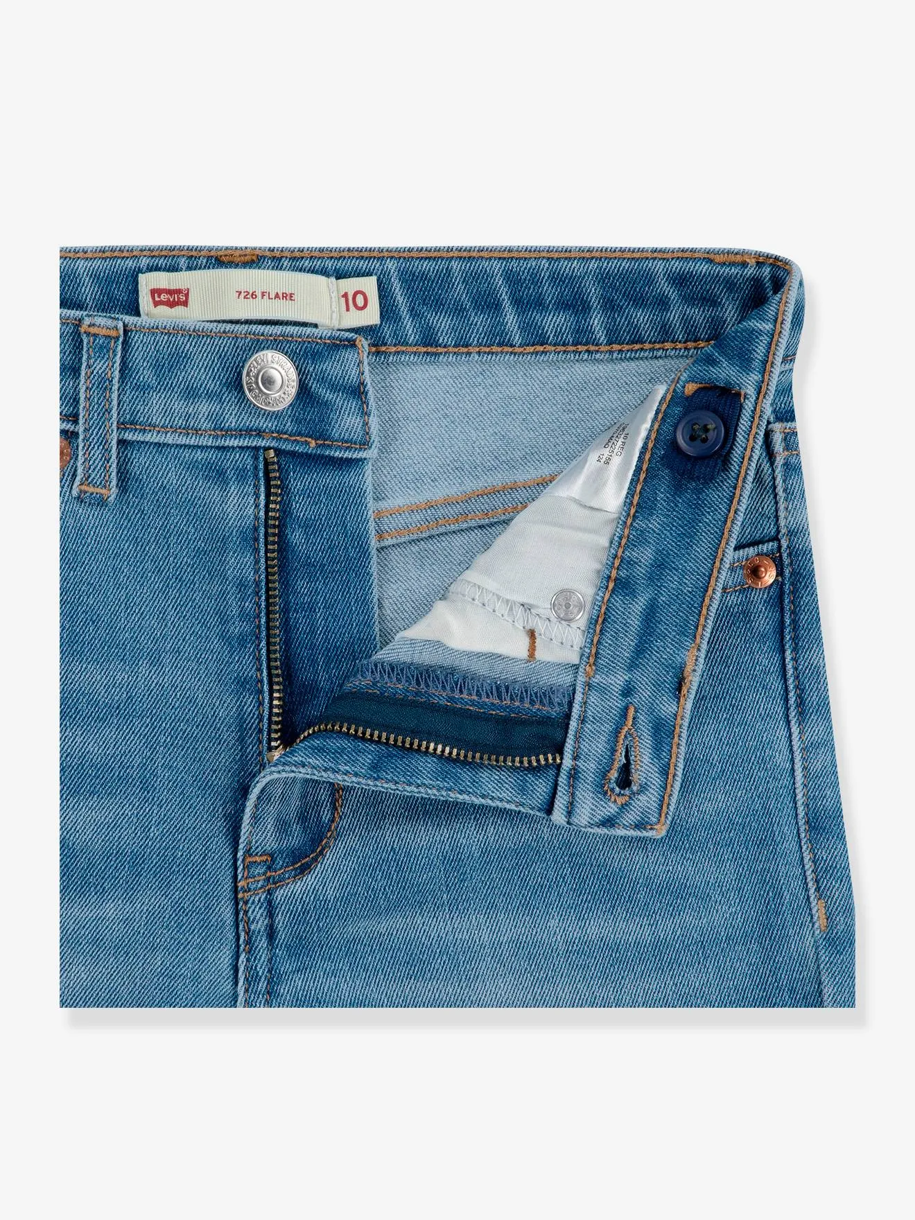 Jean coupe flare fille Levi's® denim bleached - Levi's