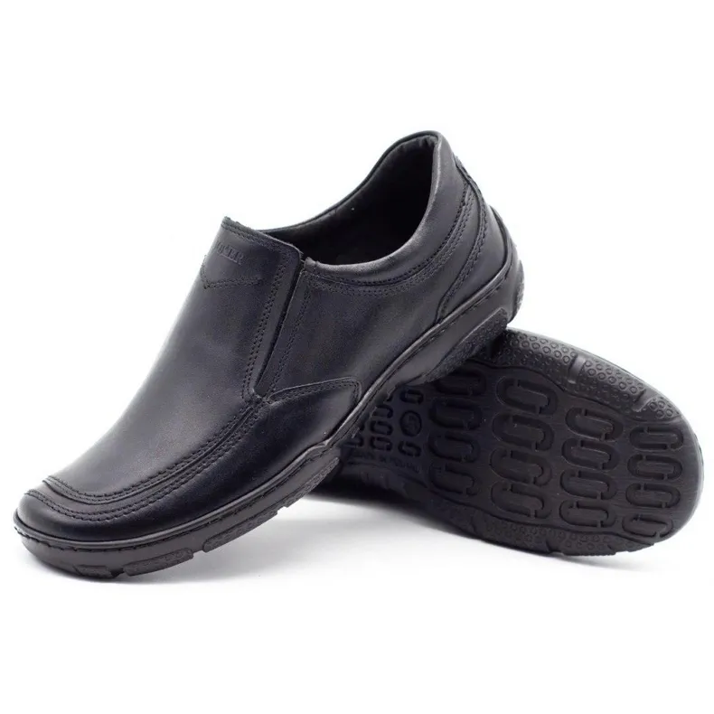 Joker Mocassins cuir homme 213 noir le noir