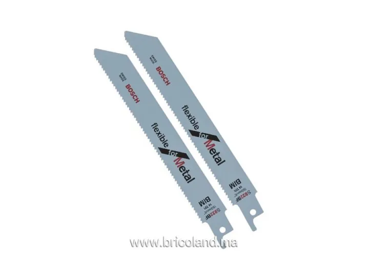 Lame de scie sabre pour métal S 922 BF - 2 pièces - Bosch