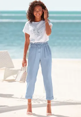 Pantalon paperbag