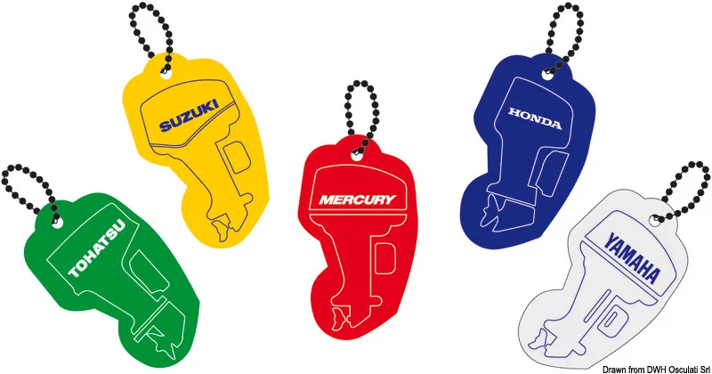 Porte-clés mousse souple Mercury