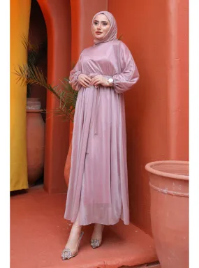 Powder Pink - Fully Lined - Modest Dress