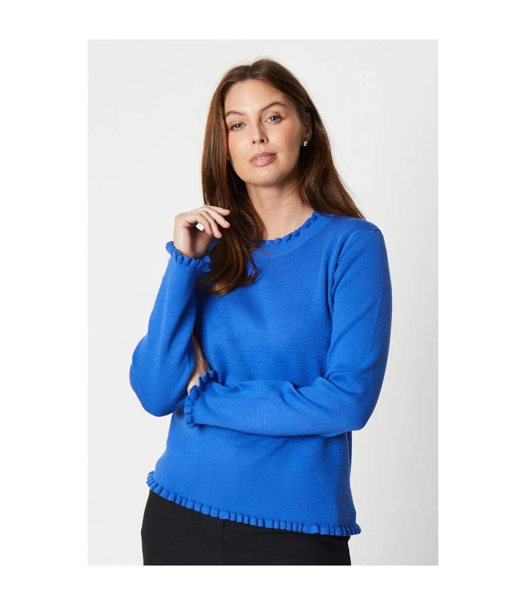 Pull femme cobalt Principles