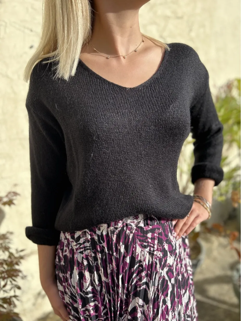 PULL MARCEAU NOIR