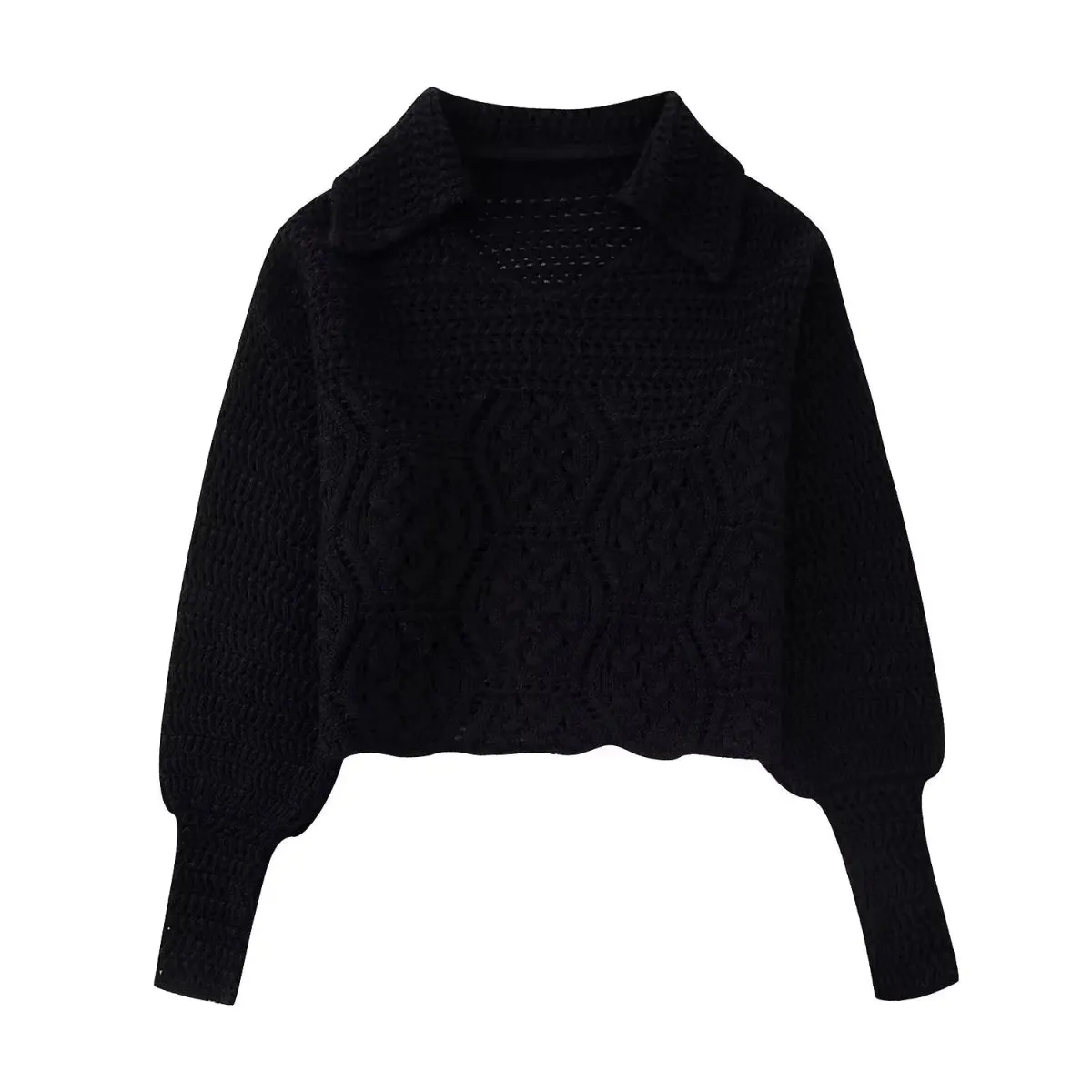 Pull Montage Vintage Noir