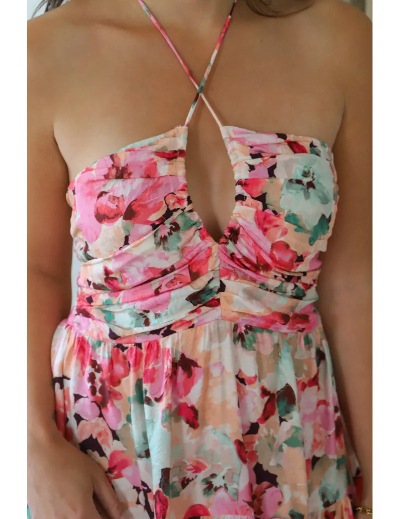 Robe courte fleurie - Maloya