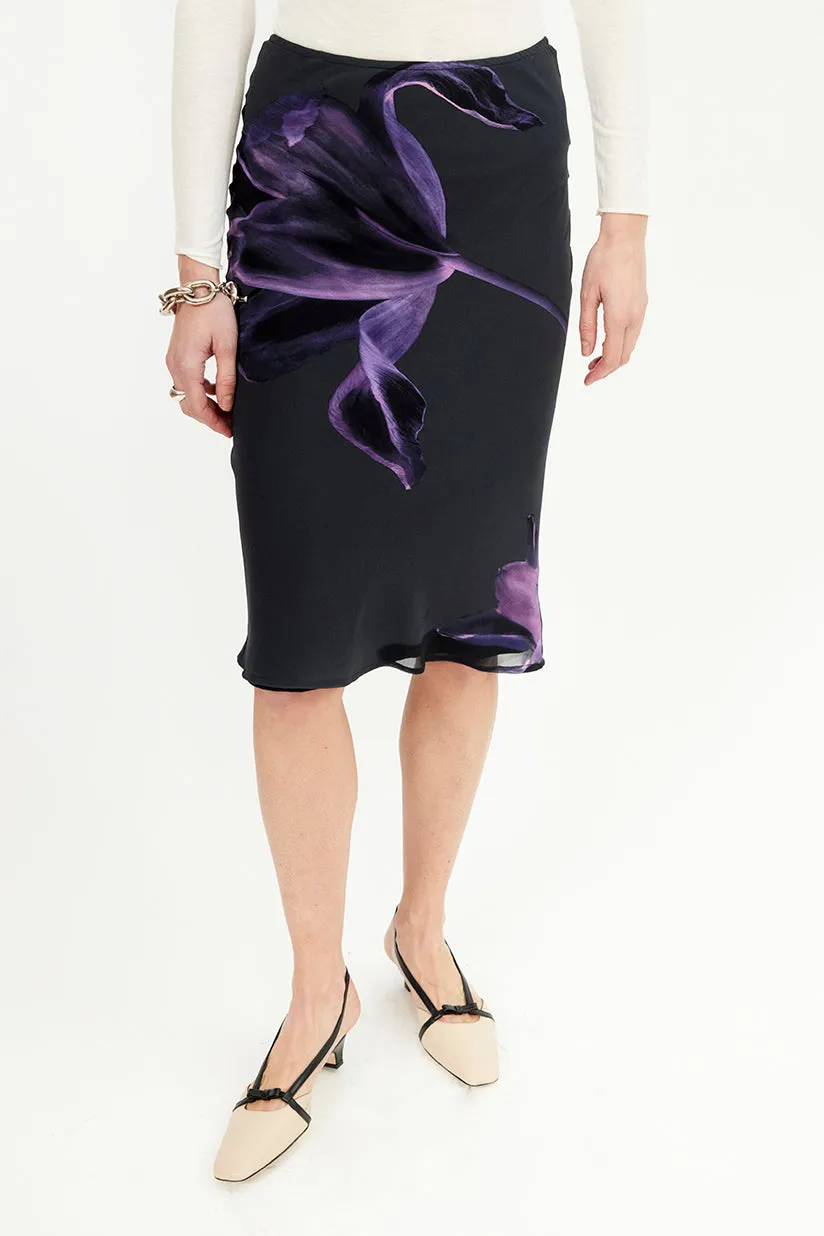 Robe longue imprimée