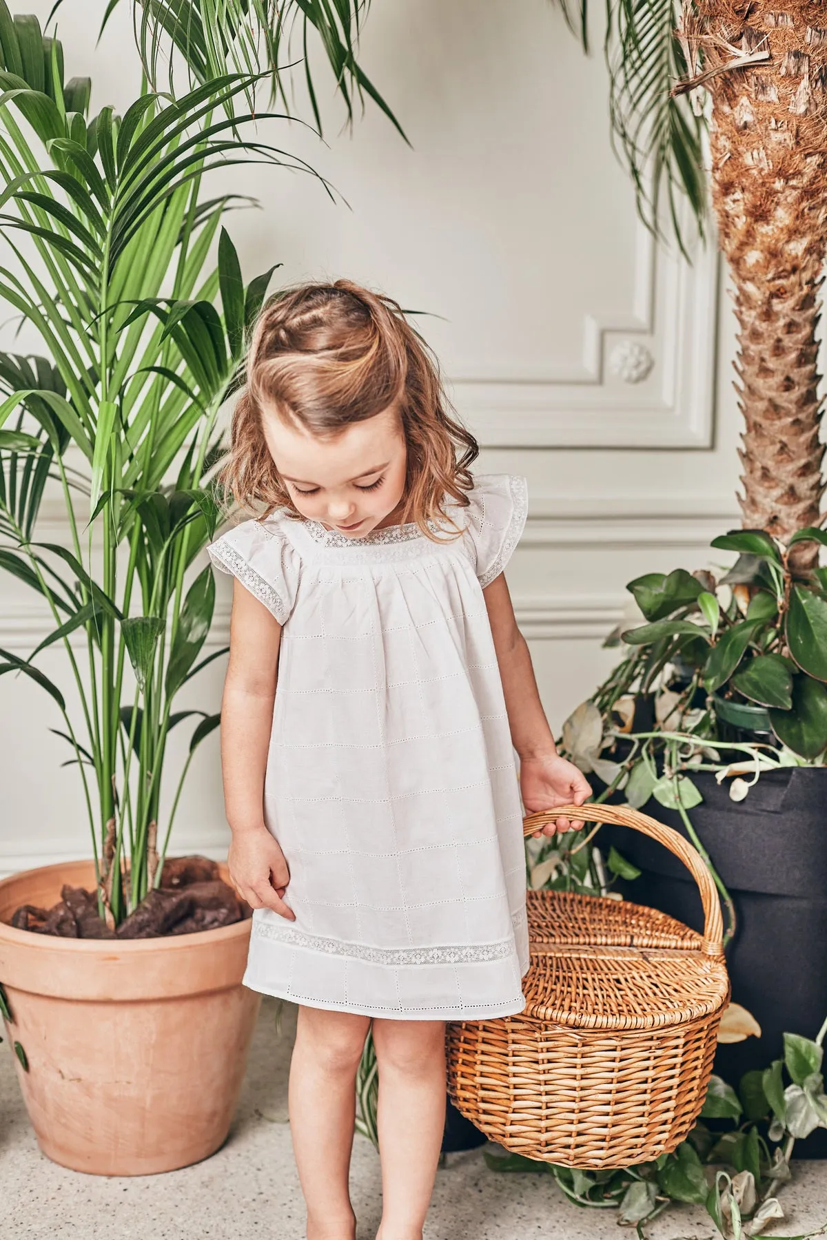 Robe Tartine et Chocolat fluide craie 2 ans