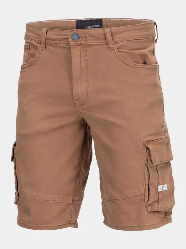 Short denim cargo marron homme - Blend | wimod
