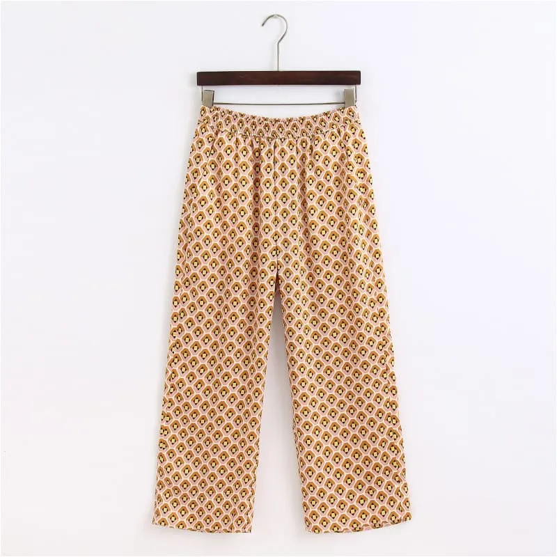 Style bohème chic femme pantalon