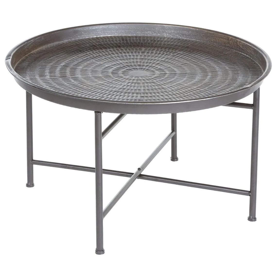 Table à café métal gris - Instinct Naturel | 3 Suisses