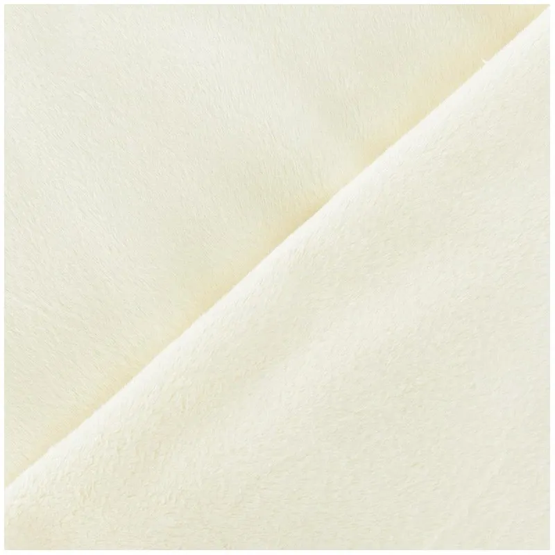 Tissu velours minky doux ras