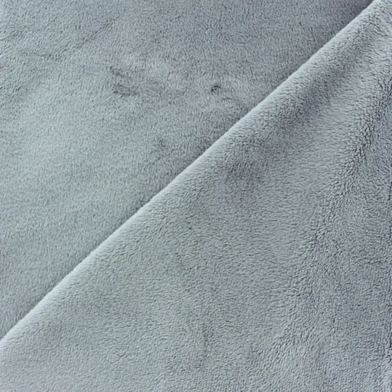 Tissu velours minky doux ras