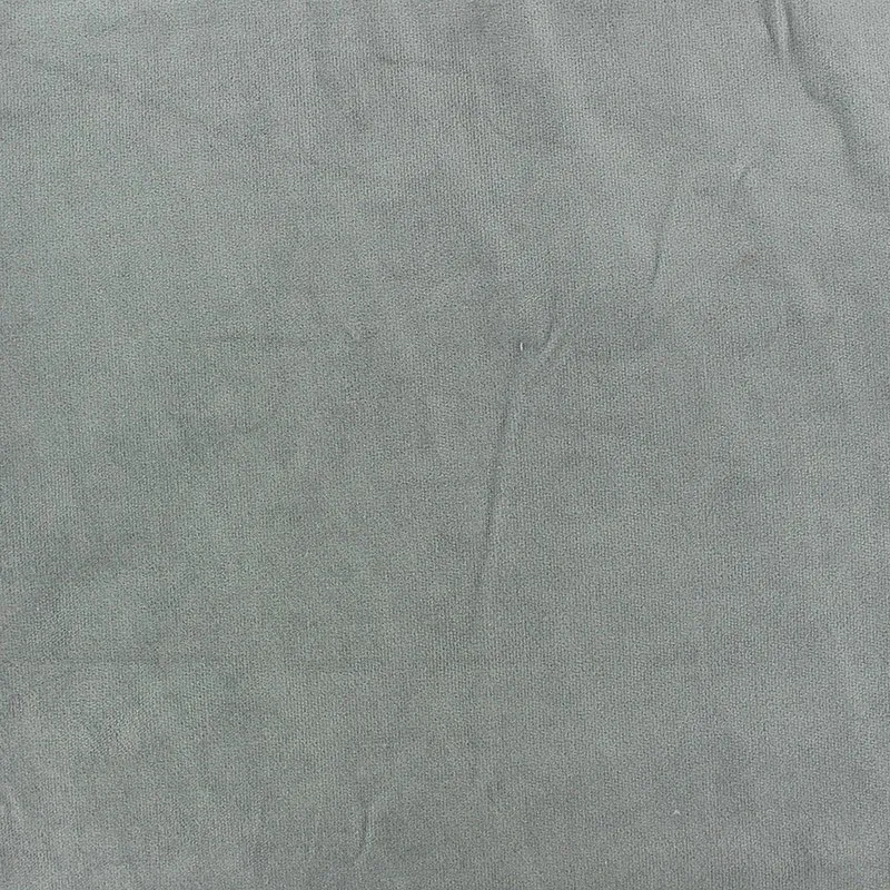 Tissu velours ras Melda Gris perle