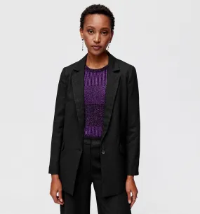 Veste de tailleur pailletée - Noir