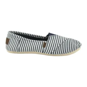 Wishot Baskets rayées confortables et tendance 32-065 blanche